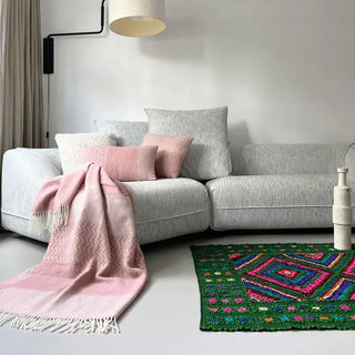 Wollplaid 140x200cm Uptown Rosa