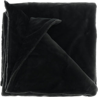 Unique Living Decke schwarz 150x200cm Webpelz 