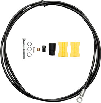 Shimano SM-BH90-SB High Pressure Disc Brake Hose Kit - Normal Silver Banjo Caliper Connector, 2000mm