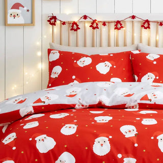Zeo Living Weihnachtsbettwäsche Happy Santa -