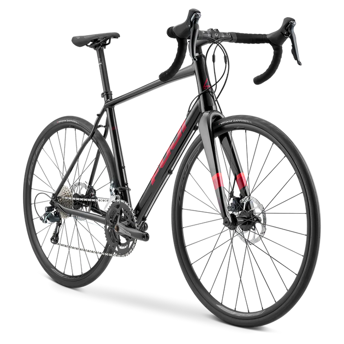 Fuji Sportif 1.3 Disc Shimano Tiagra 10 Speed - Pearl Black/Red Orange