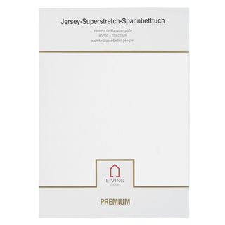 Living Dreams Premium-Spannbetttuch Elasthan