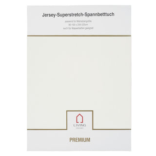Living Dreams Premium-Spannbetttuch Elasthan