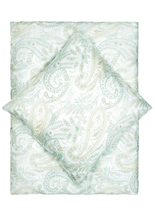 Living Dreams Bettwäsche Mako-Satin Paisley Grün
