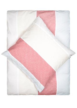 Living Dreams Seersucker Bettwäsche Coral-Beige