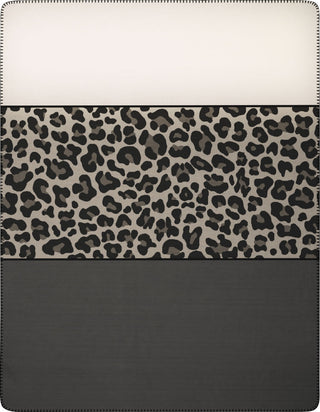 Biederlack Jacquard-Wohndecke Leopard 150x200cm