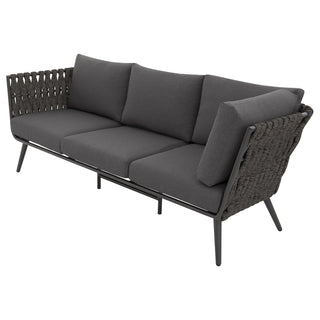 Doppler Expert Lounge-Ecke Riva Grau