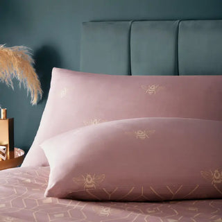 Bettwäsche-Set Biene rosa