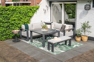 Garden Impressions  Eck-Lounge Levanto 5tlg. carbon black/valley sand