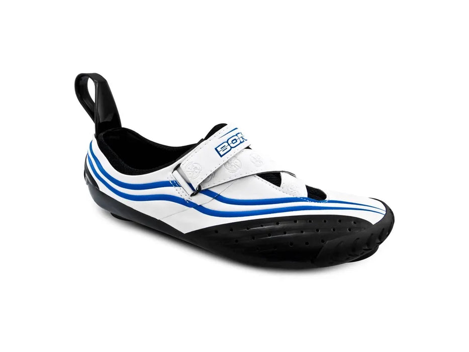 Bont Cycling Men's Sub-10 Triathlon Shoes - Size 40, White/Blue
