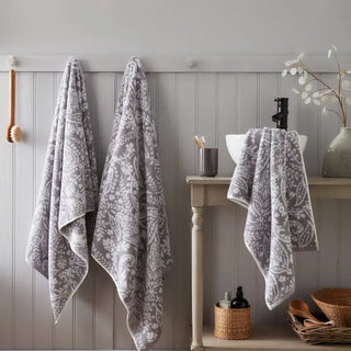 Zeo Living Frottiertücher Dreams & Drapes grau
