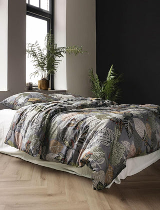 Irisette Mako-Satin Bettwäsche Wave Blätter 8561-11 -