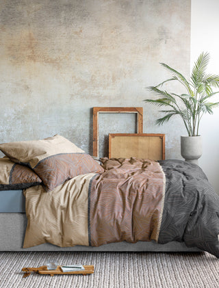 Irisette Bettwäsche Baumwolle Satin Brauntöne