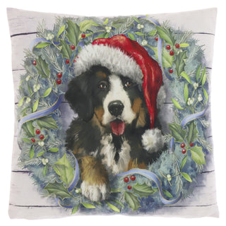 Unique Living Weihnachts-Kissen Hunde 45x45cm