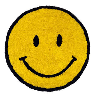 Zeo Living Badteppich Happy Face Ø70cm