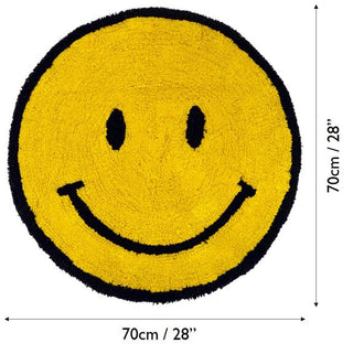 Zeo Living Badteppich Happy Face Ø70cm