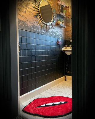Zeo Living Badteppich Lippe 50x90cm