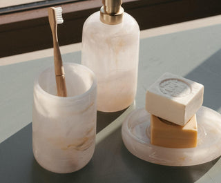 Andrea House Zahnputzbecher Marble