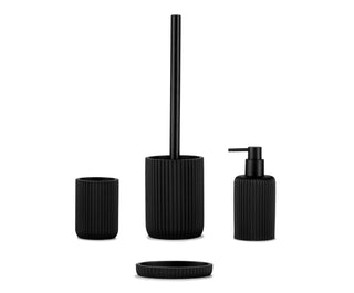 Andrea House Seifenspender Stripes Black