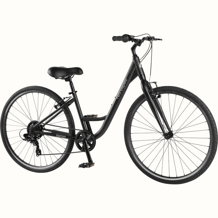 Restrospec Barron Comfort Hybrid Bike - Step Through 7 Speed