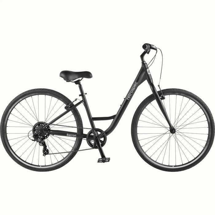 Retrospec Barron Comfort Hybrid Bike Step Through - 7 Speed