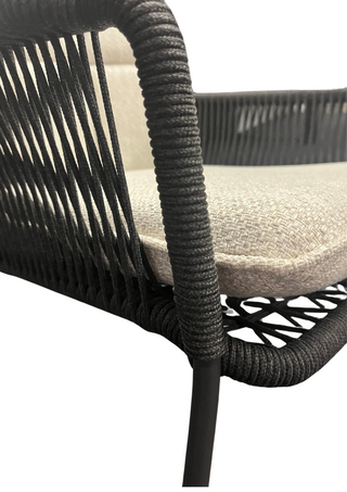 Zeo Living Kufensessel schwarz
