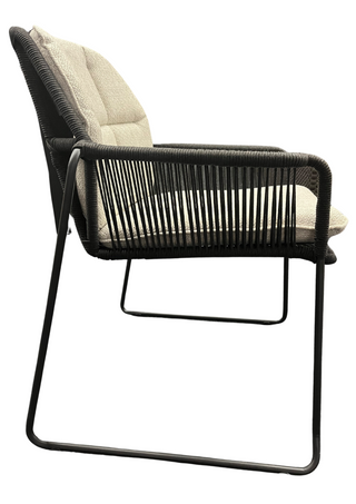 Zeo Living Kufensessel schwarz