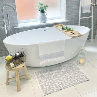 Zeo Living Badteppich Diamond 55x85cm
