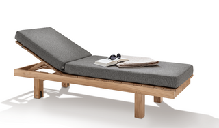 Zeo Living Gartenliege Teakholz