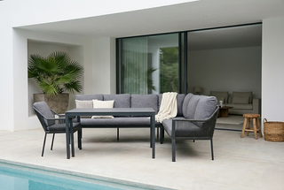 Tierra Outdoor Lounge-Ecke Liv Stone grey