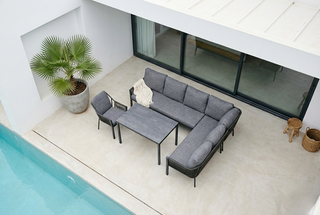 Tierra Outdoor Lounge-Ecke Liv Stone grey