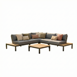 Garden Impressions Lounge-Set Antoinette 4tlg. carbon black/mystic grey