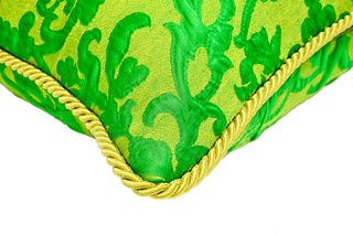 Steen Design Kissenhülle Grün Limone Gold 45x45cm
