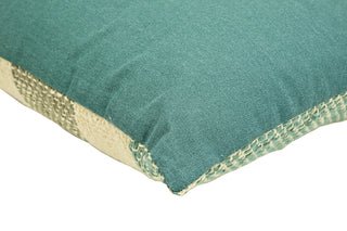 Unique Living Fransenkissen Nine 45x45cm laurel green