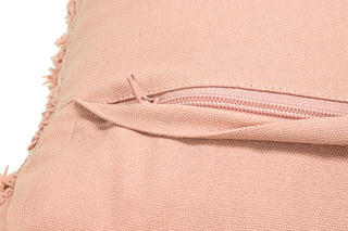 Unique Living Fransenkissen Nadira 45x45cm Old pink