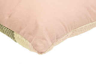 Unique Living Fransenkissen Nine 45x45cm old pink