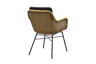 Zeo Living Sessel "Rio" natur/anthrazit