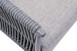 Zeo Living 3-Sitzer Loungesofa "Tango" anthrazit/anthrazit