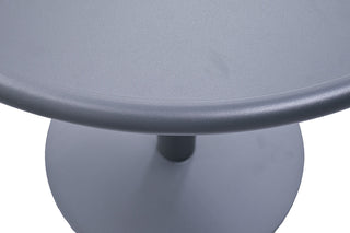 Zeo Living Bistrotisch "Hall" 70cm Aluminium anthrazit