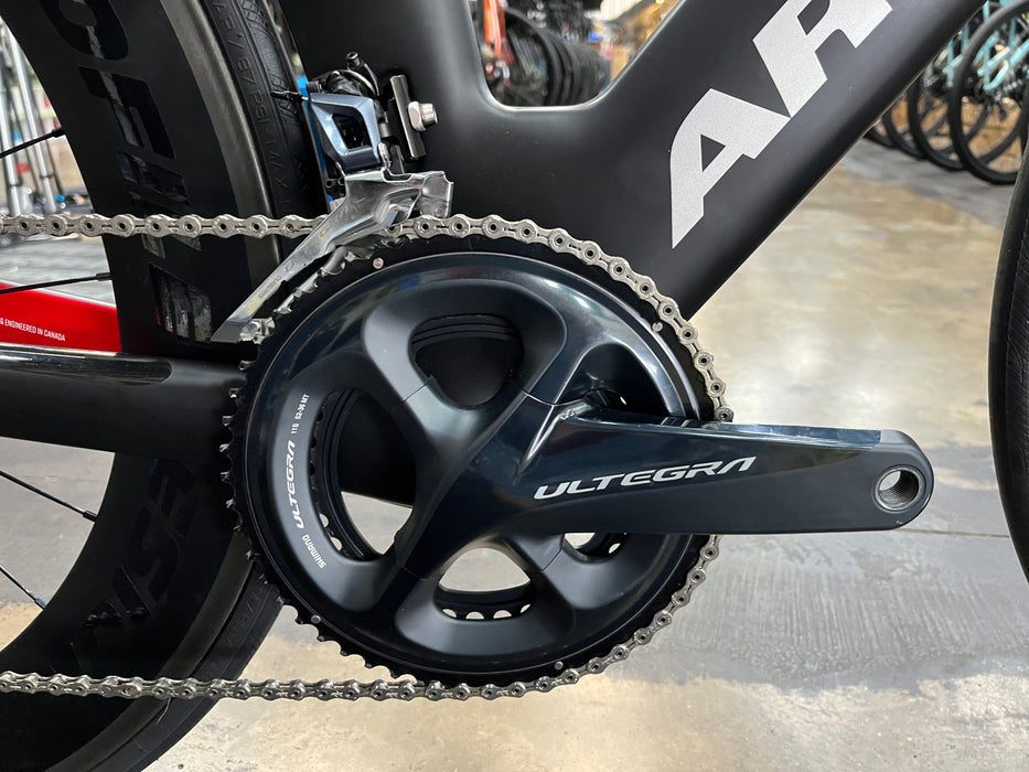 Argon 18 E-119 Tri+ Shimano Ultegra 11 Speed w/Profile Design 58/78 Wheels - Black