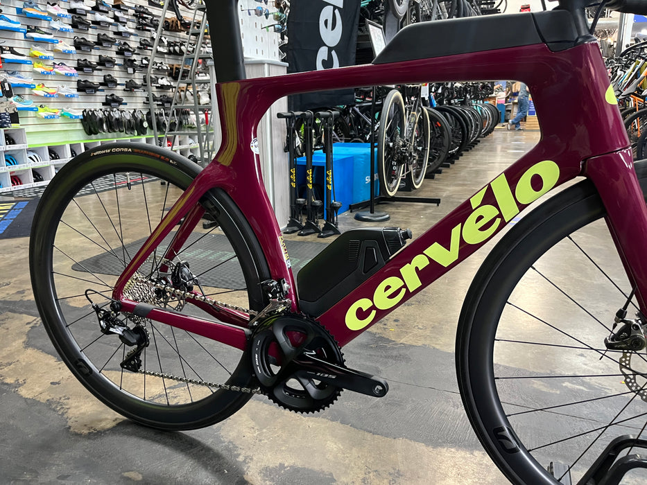 Cervelo P Series Shimano 105 11 Speed w/ Most Ultrafast 40 Carbon Wheels