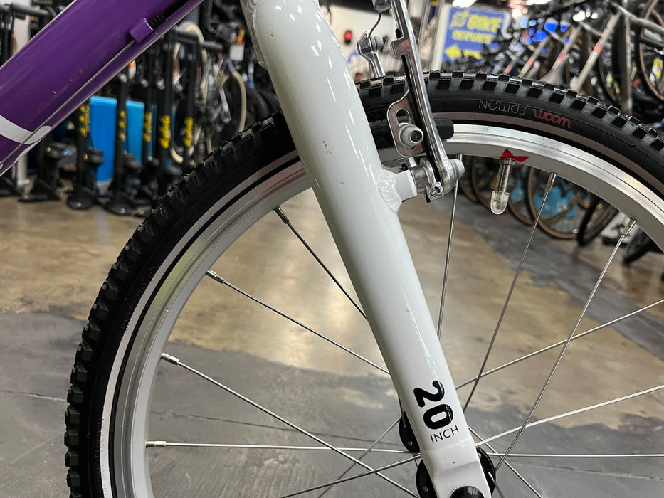 Woom Original 4 microSHIFT 20" Bike - Purple Haze DEMO