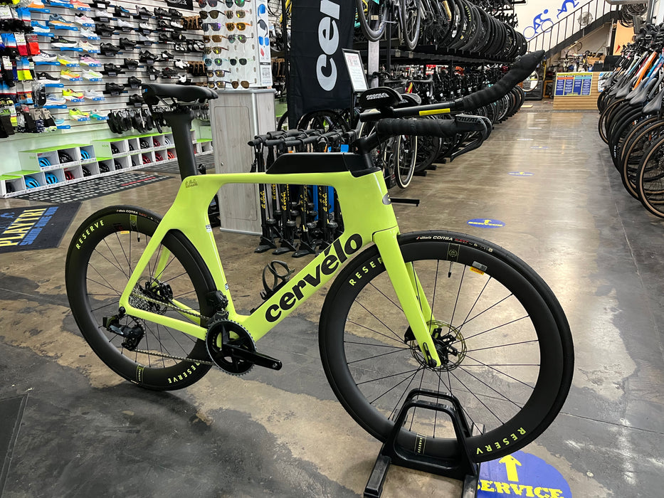 Cervelo P-Series SRAM Rival eTap AXS w/Reserve Wheels 52|63 - Paris Green