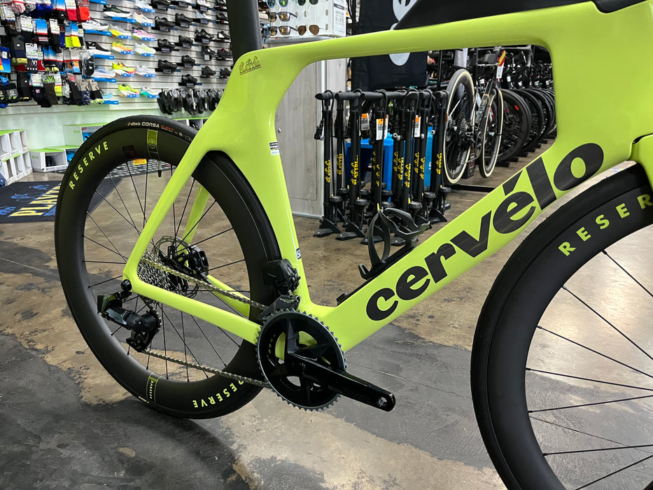 Cervelo P-Series SRAM Rival eTap AXS w/Reserve Wheels 52|63 - Paris Green