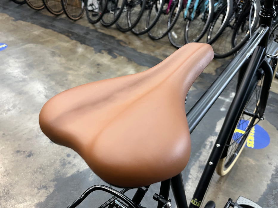 Retrospec Beaumont City Bike - 7 Speed - Matte Black DEMO