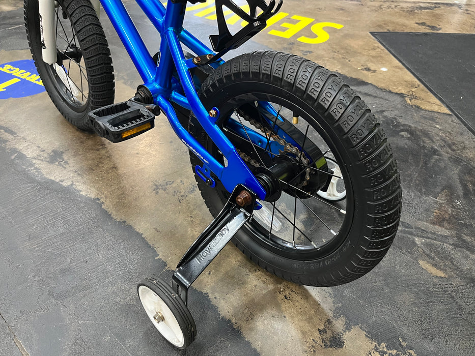Royal Baby Global 14 Kid's Bike - Blue USED