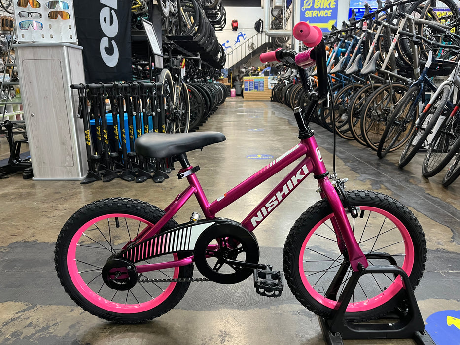 Nishiki 16 Kid's Bike - Magenta USED