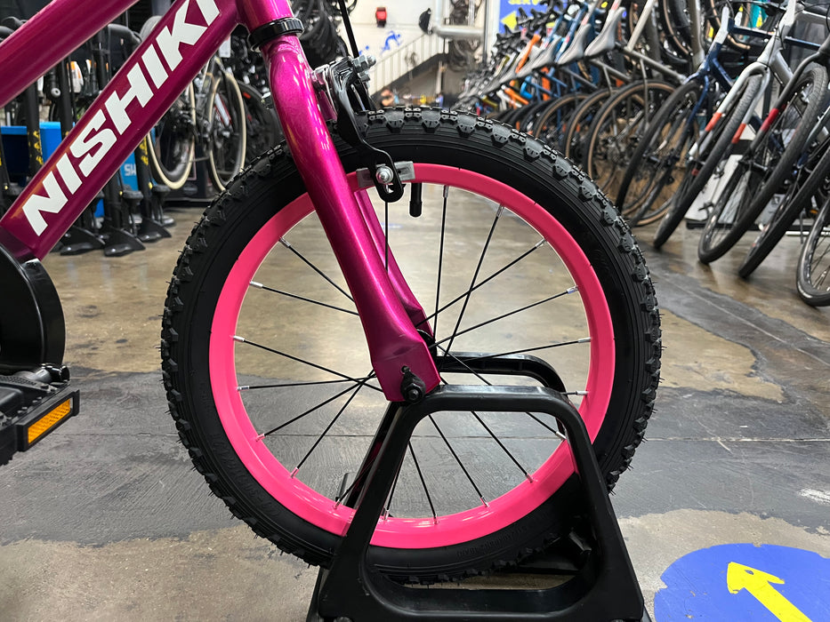 Nishiki 16 Kid's Bike - Magenta USED