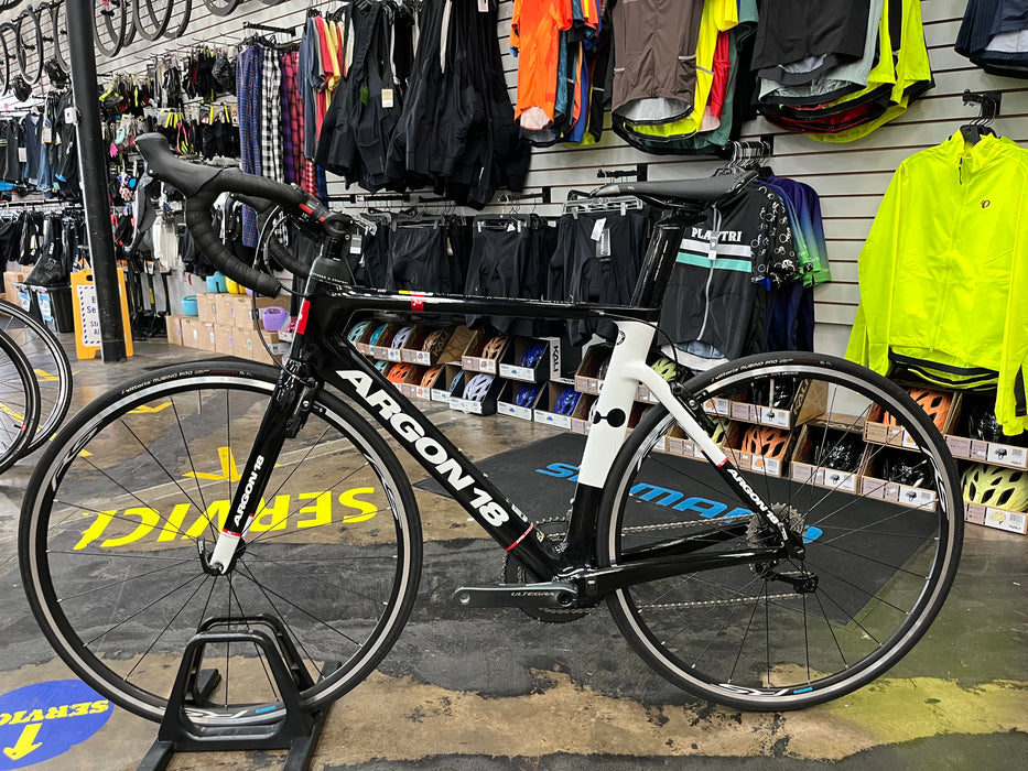 Argon 18 Nitrogen Rim Shimano Ultegra Di2 11 Speed - Black/White DEMO