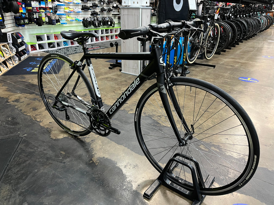 Cannondale CAAD8 Shimano Sora 9 Speed Hybrid Bike - Black USED